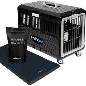 Mirapet Pet Porte-monnaie avec Pad, Kit de voyage portable pour petits chats ou chiens, 21"