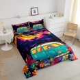 thumbnail image 4 of Erosebridal Camping Car Bedding King Comforter Set, Rustic Flower Down Comforter, Rustic Farmhouse Decor, Reversible, 4 of 8