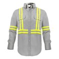 thumbnail image 1 of Flame Resistant FR High Visibility Shirt – 88%C/12%N – 7 oz twill, 1 of 3