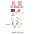 thumbnail image 2 of Complete Decorative Upgrade Kit for Drinkware with Embroidery Patch Straw Covers Charm Necklace Chain and Leak Guard Accessories, 2 of 3
