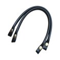 thumbnail image 2 of fastboy 2x Fashionable PU Leather Bag Handles for DIY Crafting Black 40cm 1Set, 2 of 4