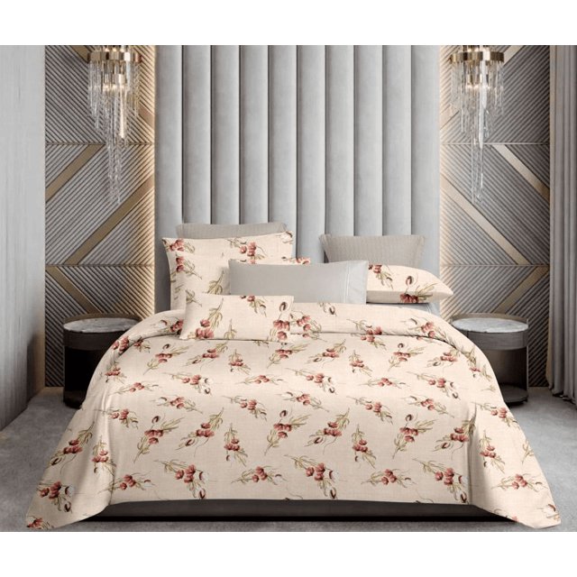 Serene Slumber Bedsheet - Rose Red