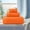 Orange, variant on Dvkptbk Bath Towels Set for Bathroom Cotton Thick Soft Absorbent Towel Set Of 3 Household Wash Face Gift Towel