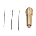 thumbnail image 2 of Ensemble d'Outils à Aiguille à Point de Main en Cuir avec Poignée en Laiton pour la Réparation de Chaussures à la Main, 2 of 14