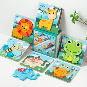 EGNMCR Early Education Puzzle Cadeau Boîte Puzzles Jeu puzzle