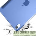 thumbnail image 3 of iPad PRO 12.9 Inch 3rd [ Pro 12.9 3 Generation 2018 ] A1876 A2014 MTHN2LL/A MTHU2LL/A MTEL2LL/A MTEM2LL/A Trifold PC Lightweight Smart PU Leather Protective Hard Back Cover - Navy Blue, 3 of 8