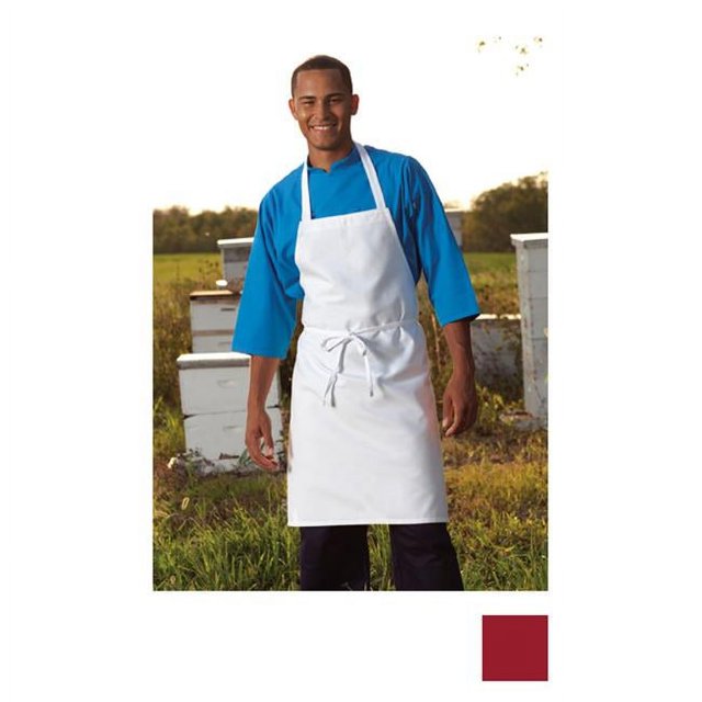 Uncommon Threads 3000-1900 Tablier à Bavette 30W x 34L Rouge