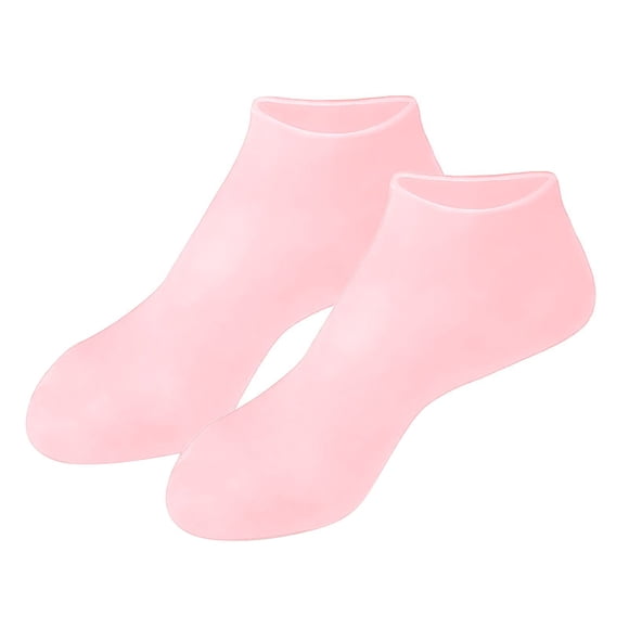 Silicone Gel Moisturizing Socks - Reusable, Non-Slip & Foot Spa for Dry/Cracked Heel Treatment
