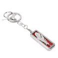 thumbnail image 4 of Acier Inoxydable Rectangulaire Feuille Creuse Pendentif Clé Aromathérapie Diffuseur d'Huile Essentielle Porte-Clés, 4 of 8