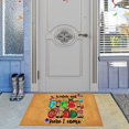 thumbnail image 3 of Coco Coir Doormat Cute Welcome Outdoor Mats for Front Door School Doormats Spring Front Door Rug Summer Home Decor Front Door Entrance Mat Mat for Outside Entry Way Doormat Entry Rugs, 16x24 Inch, 3 of 7