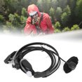 thumbnail image 2 of Talkie Headphone, Two Way  Earpiece Action Throat Mic Headset Practical And Dependable  For  For Most People, 2 of 8