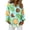 Light Blue, variant on OIOLOYJM Womens Hawaiian Shirt Dressy Hawaii Print Long Sleeve Tee Shirts Spring Vacation Button Down Tops Work Light Blue M