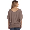 thumbnail image 3 of Bella + Canvas Ladies' Flowy Draped Sleeve Dolman T-Shirt, 3 of 5