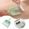 thumbnail image 1 of Mini Dustpan and Brush Set - Plastic Ergonomic Handle, Compact Portable, for Tables/Keyboards/Cars, Efficient Cleaning, 1 of 4
