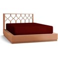thumbnail image 1 of 1200 Thread Count 100% Egyptian Cotton 3-Piece Fitted Sheet ( 1 Fitted Sheet + 2 Pillow Covers) 15 Inches Deep Pocket Size Solid Pattern, 1 of 4