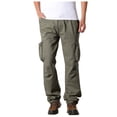 thumbnail image 1 of cllios Liquidation d'Entrepôt Pantalon Cargo pour Homme Coupe Décontractée Pantalon à Multiples Poches Pantalon de Travail Militaire Pantalon Classique de Randonnée Cargo, 1 of 5