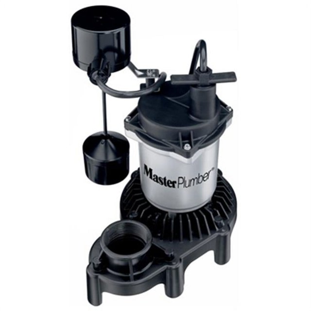 Pentair 176953 0.33 Horse Power Master Plumber Plastic Sump Pump