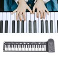 thumbnail image 3 of Piano Portable, 49 Touches Contrôle de Rythme 32 Niveaux Haut-Parleur pour Voyage, 3 of 7