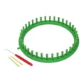 thumbnail image 1 of Knitting Loom Set Stitch Knit Portable Multipurpose Knitting Yarn Loom Weaving Tool Weaving Loom for Shawl Sewing Accessories Diameter 24cm, 1 of 8