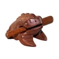 thumbnail image 3 of Langgg Wood Frog Guiro Rasp Party Toy 7x7cm Musical Guiro Shaker Gifts Shaker 7x7cm, 3 of 6