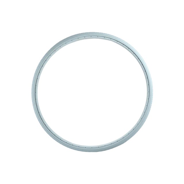 Élastique de Remplacement en Polyuréthane pour Pneu de Fauteuil Roulant de Rue 24 Pouces Gris