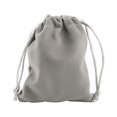 thumbnail image 2 of Drawstring Bag Storage Burlap Packaging Gift Corset Pouches Pouches Solid Earring Sack Jewelries Bundle Organize Candy Cosmetic Coins Gray, 2 of 9