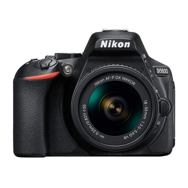 Nikon D5600 Digital SLR Camera with AF-P DX NIKKOR 18-55mm VR Lens - VBA500K001