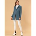 thumbnail image 3 of INSPIRE CHIC Manteau Mi-Long à Double Boutonnage pour Femme à Col Rabattu, 3 of 6