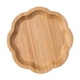 thumbnail image 1 of Dvruxg Bamboo Multi-Purpose Serving Tray, Wooden Fruit & Snack Platter, Splinter-Free Kitchen Storage Organizer for Parties & Everyday Use, 1 of 5