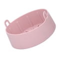 thumbnail image 1 of Fryer Basket, Dishwasher Safe Reusable Silicone Pot Non Stick  For Restaurant For Home For Kitchen 16cm Pink, 1 of 8