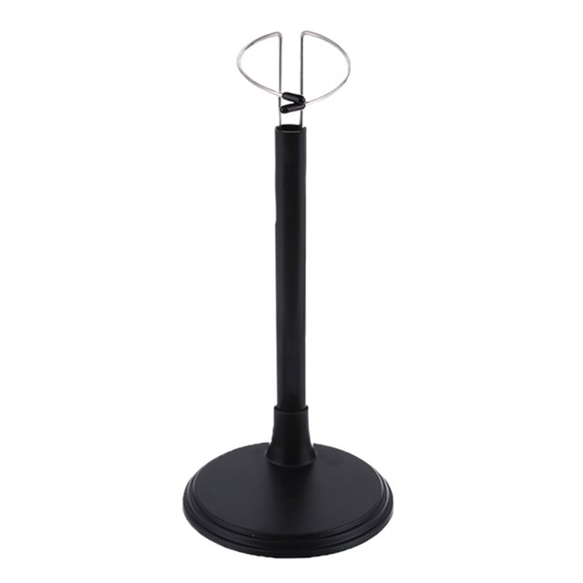 Support d'Affichage pour Poupées Type Action Support pour Poupées 35cm Noir