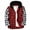 Red, variant on Grrvtrz Men's Plaid Hoodie Flannel Shirt Fashion Patchwork Color Lightweight Jacket Long Sleeve Casual Hooded Button Down Shirts