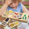 thumbnail image 3 of Self-Correcting Number Puzzles Developmental Toys Wooden 20 Pieces, Great Gift, 3 of 7