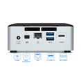 thumbnail image 4 of Referbished Intel NUC5i7RYH Mini Desktop, Intel Dual-Core i7-5557U Upto 3.4GHz, 16GB RAM, 1TB SSD + 1TB HDD, MiniDP, MiniHDMI, Wi-Fi, Bluetooth, Windows 10 Pro, 4 of 6