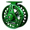 thumbnail image 1 of Graflsoa FR01 Moulinet de Pêche à la Mouche Tout en Métal Vert, Taille 3/4 avec Rapport de Vitesse 1:1 et 2+1 Roulements BB, 1 of 7