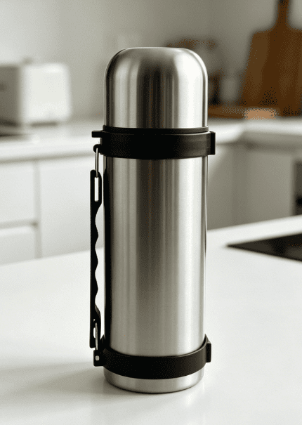 Mainstays 1L Flacon isolé en acier inoxydable pour boissons chaudes et froides