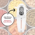 thumbnail image 3 of Starfrit Little Beaver Can Opener, Safe, Holds Lid and Leaves No Sharp Edges on Lid, Comfort Grip, 3-Year Warranty, White, 3 of 9