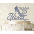 thumbnail image 1 of Custom Birthday Cake Topper Personalized Glitter Cake Topper Color Option Available 5-7 Inches Wide, 1 of 1