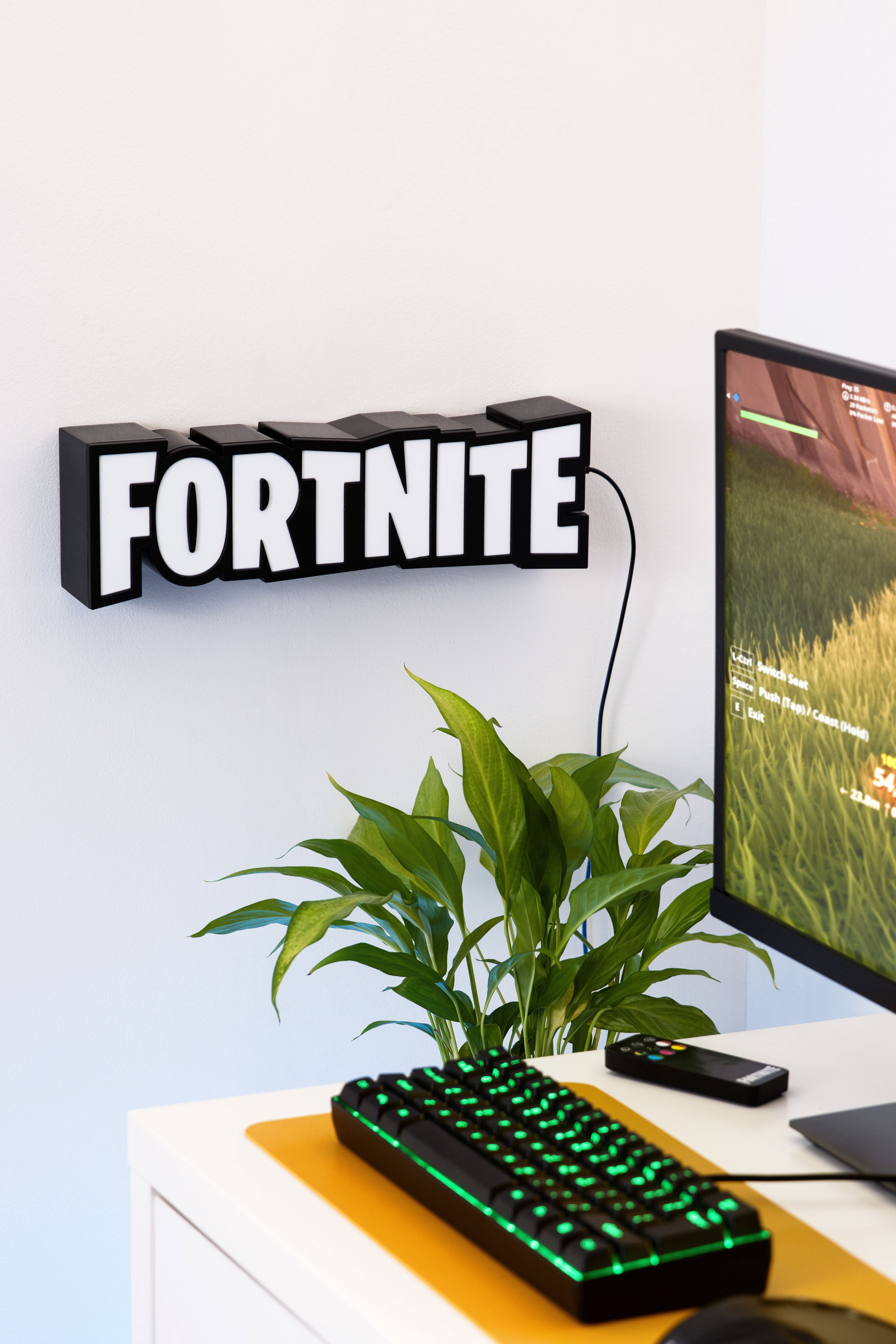 Lumière du logo Fortnite