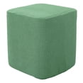 thumbnail image 1 of Housses de Pouf Repose-Pieds Carrées Tabouret Décoratif Vert, 1 of 7