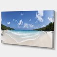 thumbnail image 2 of Blue Seychelles Island Panorama - Large Seascape Art Canvas Print, 2 of 3