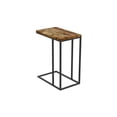 thumbnail image 2 of Safdie & Co. Table D'Appoint 20L En Forme De C Bois Brun Récupéré Métal Noir, 2 of 4