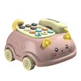 thumbnail image 2 of Children's Simulation Telephone Training Creative 's Language Ability Cute Cartoon Unisex Children - Pink, 14x17cm, 2 of 8