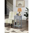 thumbnail image 1 of French Country Khloe Deluxe Accent Table in Smooth Gray Wood Finish, 1 of 4