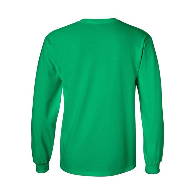 Gildan Adult L/S T-Shirt in Irish Green - Large