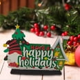 thumbnail image 1 of Christmas Door Hanger Wide Application Convenient Exquisite  Wall Plaque with Lanyard for Home, 1 of 9