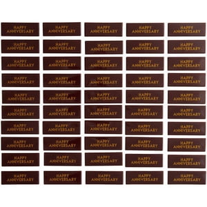 Chocolatree Happy Décoration de chocolat anniversaire - 300/Case - Célébrez avec l'art délicieux au chocolat
