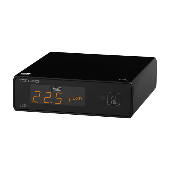 Topping E30II lite desktop dac amplifier, support DSD 512, with USB/Coax/Opt/RAC Inputs, usb audio dac,Silver