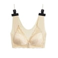 thumbnail image 4 of BVOFAR Plus Size Push Up Bras Front Closure No Underwire Bra Lace Full Coverage Bras Everyday Breathable Comfy Bra 2 Pcs, 4 of 6