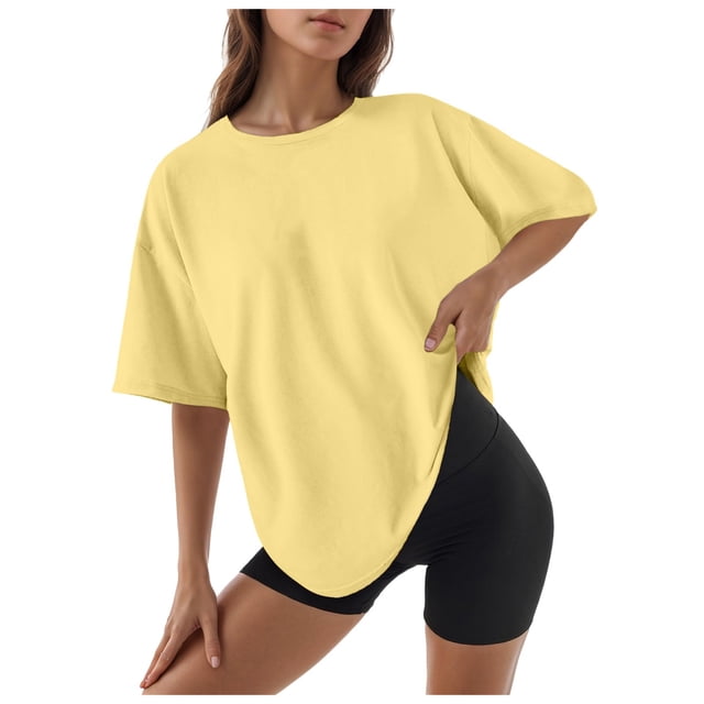 2025 Femmes Col Rond Ajusté Manches Longues Chemise Hauts Basiques Court sous Sarrau Femmes Manches Longues Chemises Manches Été Ensemble T-Shirt Chemise pour Femmes Hauts T-Shirt Classique